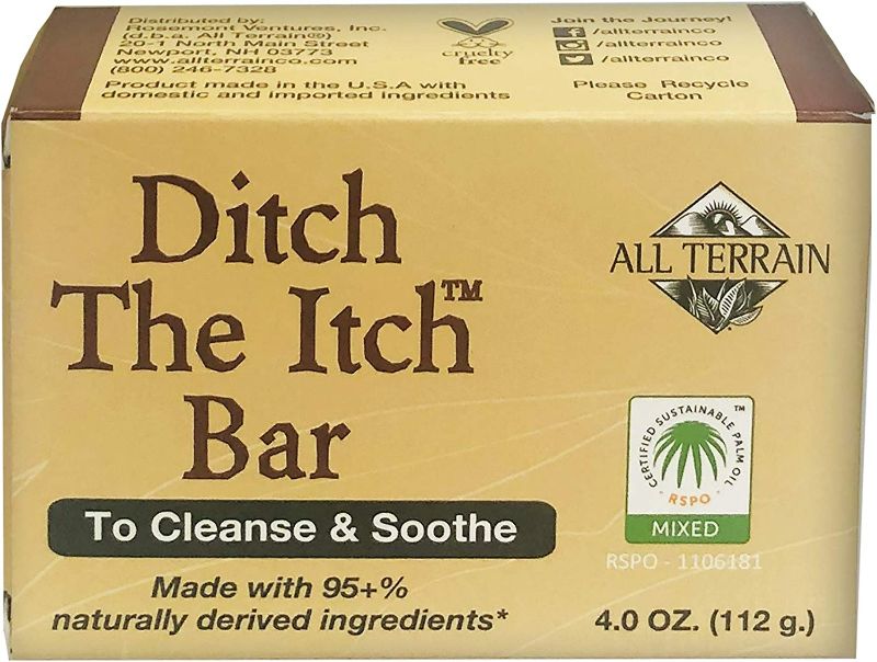 Photo 1 of All Terrain Ditch The Itch Bar Soap, 4oz, to Cleanse & Soothe Itchy Irritated Skin 