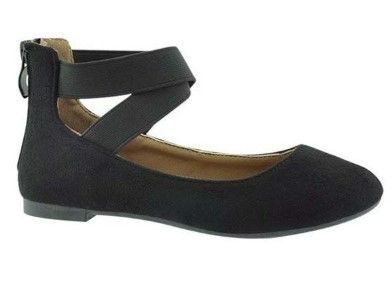 Photo 1 of Bella Marie Black Dana Flat, Black Womens Size 7