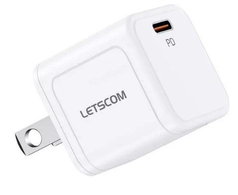 Photo 1 of Letscom USB C Charger 20W Fast Charger Compact PD Compatible with iPhone 12/12 Mini/12 Pro/12 Pro Max/11/XS, Galaxy, Pixel 4/3, iPad Pro, AirPods/AirPods Pro, and More - FC236 - White

