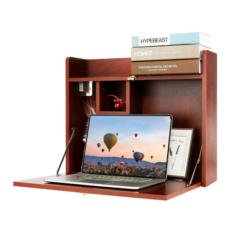 Photo 1 of Foldable Storage Shelf Wall-Mounted Desk HW1138
