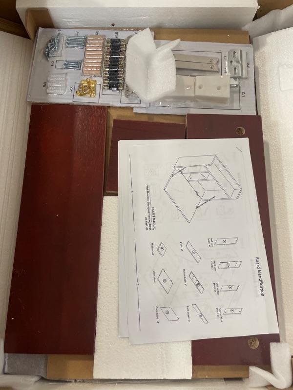 Photo 1 of Foldable Storage Shelf Wall-Mounted Desk HW1138
