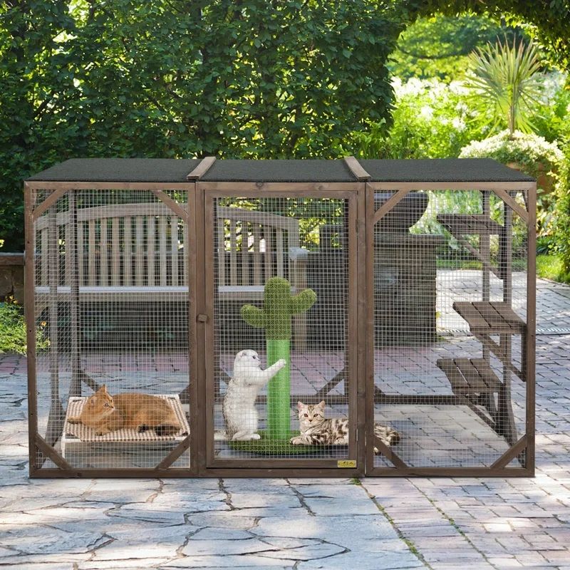 Photo 2 of Coziwow
Wooden Outdoor Cat Enclosure Run Playpen Catio