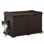 Photo 1 of Cat Litter Box Enclosure Large Box House with Table
