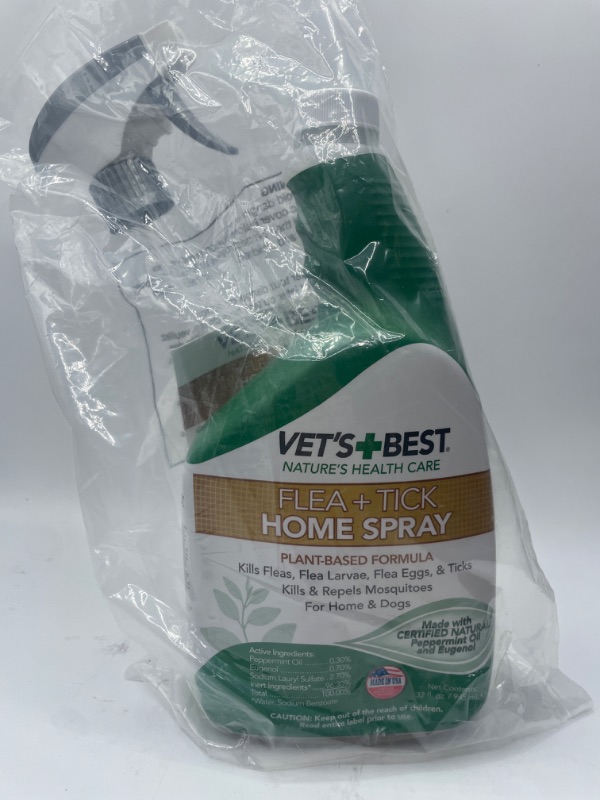 Photo 2 of Bundle of Vet's Best Flea and Tick Home Spray for Dogs and Home - 32 Ounces