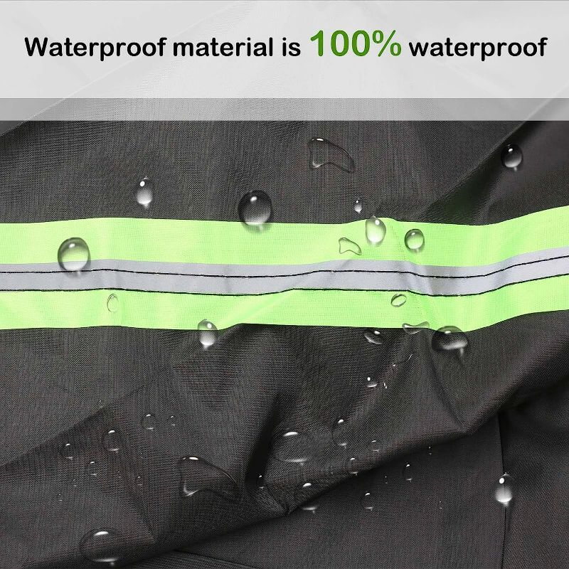 Photo 1 of 210T Wind- and Water-Proof Car Cover, 6-Layer with Reflective Strip and Zipper, All Weather Compatible with 1998-2022 Dodge Ram 1500, with Combination Lock and Extra Large Storage Bag
