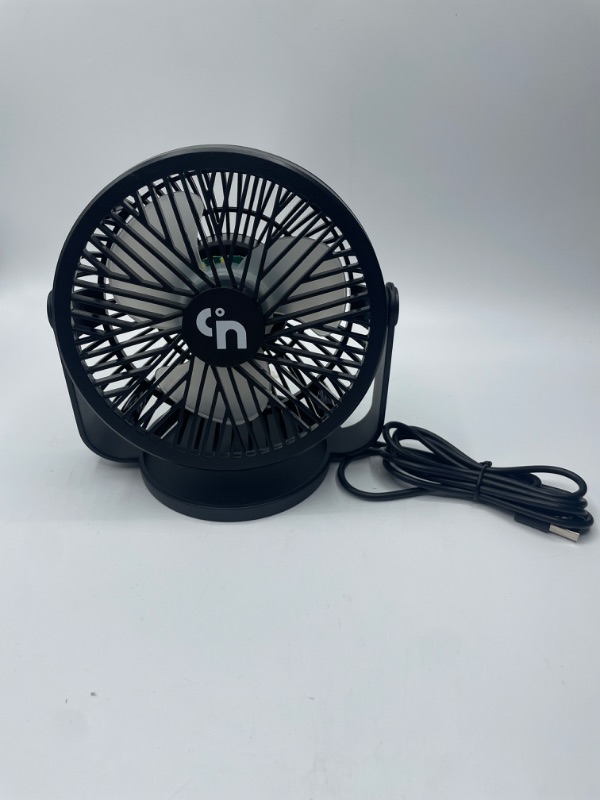 Photo 2 of WayToLight Stroller Fan Clip On Baby with LED Light Portable Fan Rechargeable 5200mAh Battery Operated Fan Mini Handheld Personal Fan USB Car Seat Small Fan for Desk Stoller Crib Car Rides T4-02