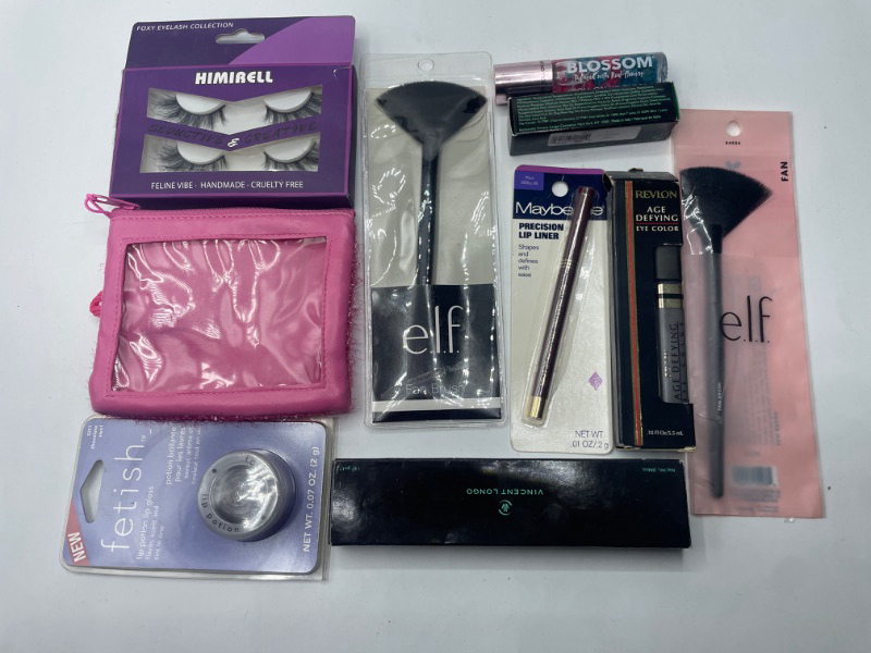Photo 2 of Miscellaneous Variety Brand Name Cosmetics Including (E.L.F, Vincent Longo, Revlon,Fetish, Maybelline)