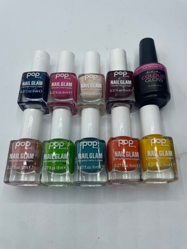 Photo 1 of Miscellaneous Nail Polish 10 Piece Muti Colors Regular/Gel 