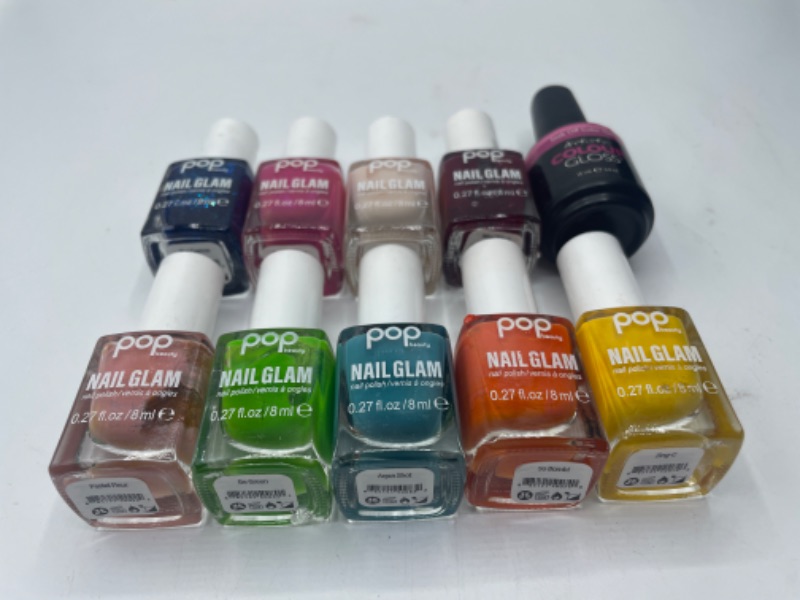 Photo 2 of Miscellaneous Nail Polish 10 Piece Muti Colors Regular/Gel 