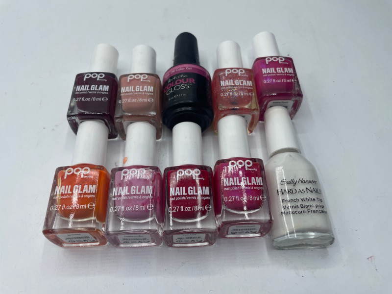 Photo 1 of Miscellaneous Nail Polish 10 Piece Muti Colors Regular/Gel 