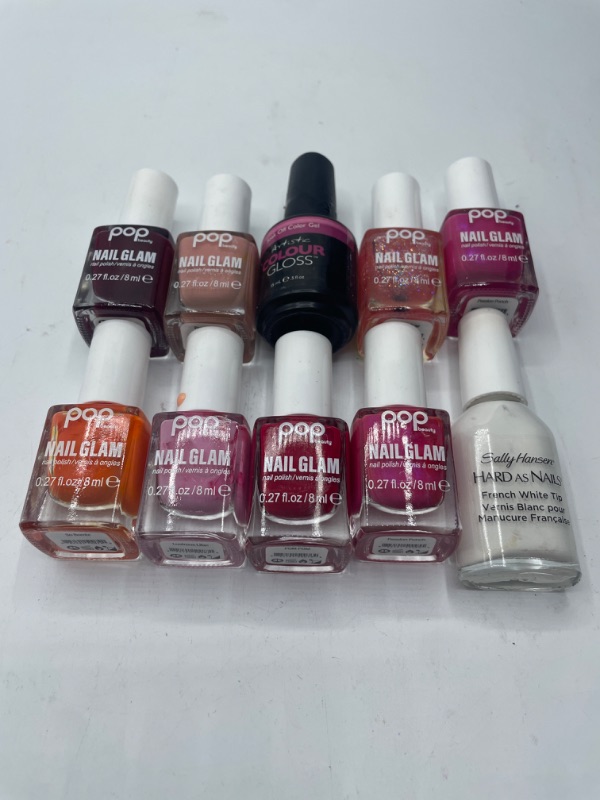 Photo 2 of Miscellaneous Nail Polish 10 Piece Muti Colors Regular/Gel 