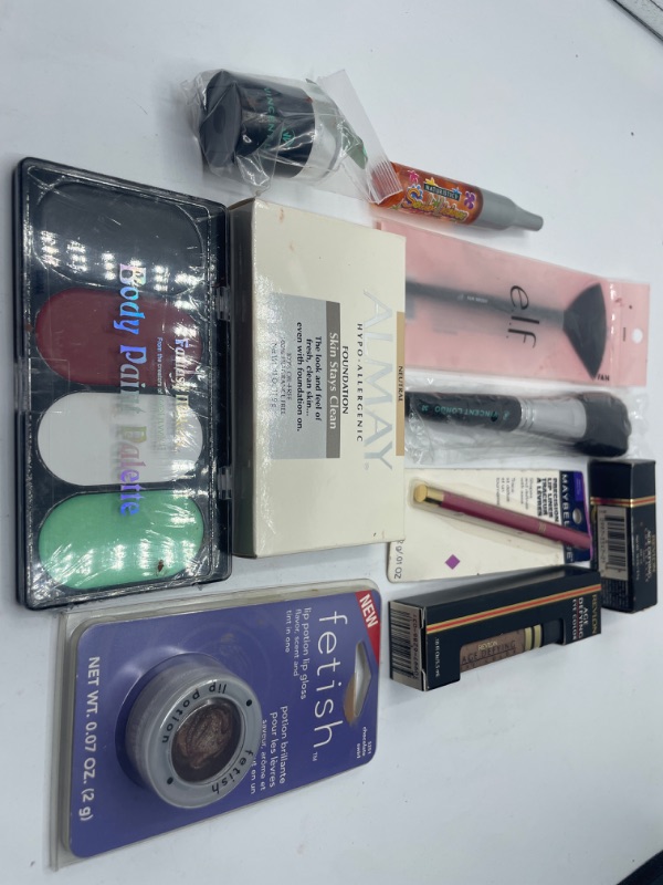 Photo 2 of Miscellaneous Variety Brand Name Cosmetics Including (E.L.F, Vincent Longo, Revlon,Almay, Maybelline) And Discontinued Items