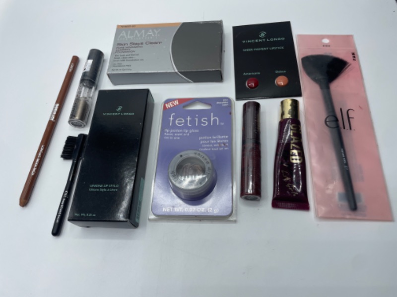 Photo 2 of Miscellaneous Variety Brand Name Cosmetics Including (E.L.F, Vincent Longo, Revlon, Almay, Maybelline) And Discontinued Items