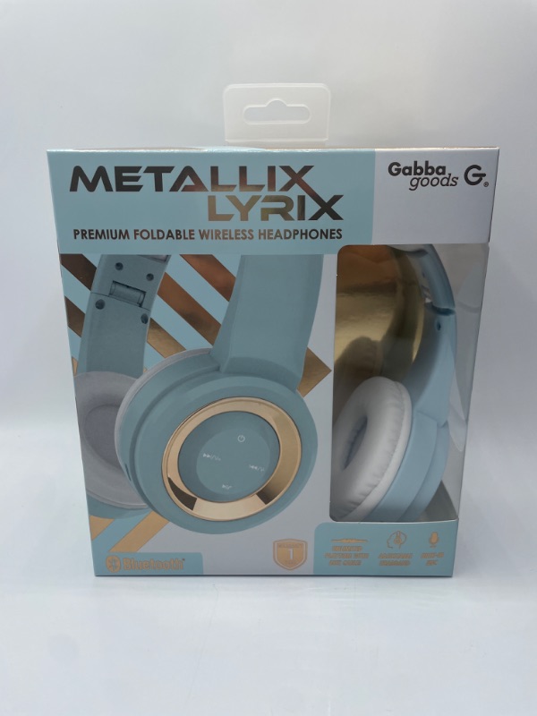 Photo 4 of Gabba Goods Premium LyriX Wireless Bluetooth Volume Control Over The Ear Comfort Padded Stereo Headphones | Earphones
