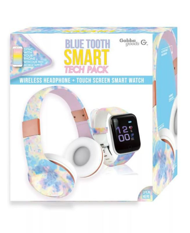 Photo 2 of 2 Piece Headphones And Smartwatch Set Tween Smart Tech Pack
