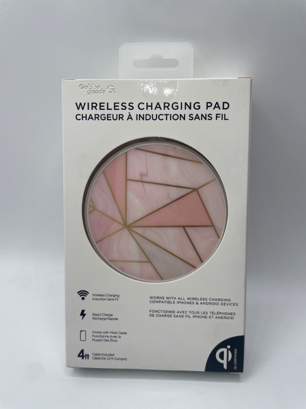 Photo 3 of SEE PHOTO DESIGN IS A LITTLE DIFFERENT Gabba Goods Wireless Charging Pad Pink Marble