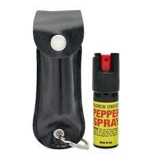 Photo 1 of 2 Pack Solid Black Cheetah Brand Pepper Spray Maximum Strength Range Up to 12 Feet