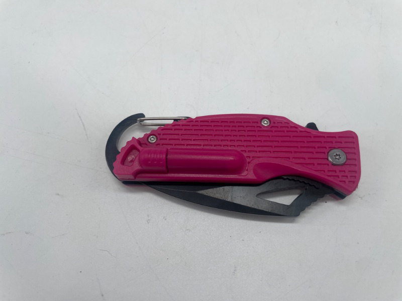 Photo 3 of Pink Camping Keyring Pocket Knife New