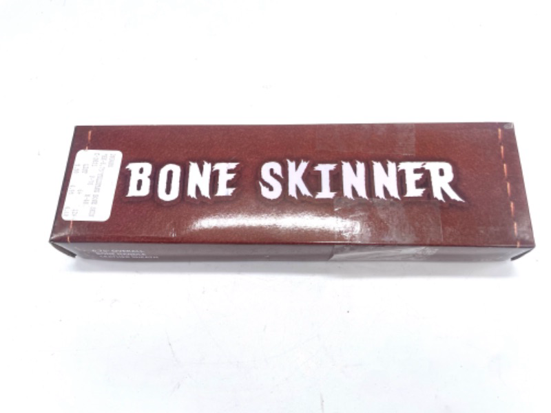 Photo 2 of HK-6.75 Fulltang Bone Skinner Hunting Knife With Case New 