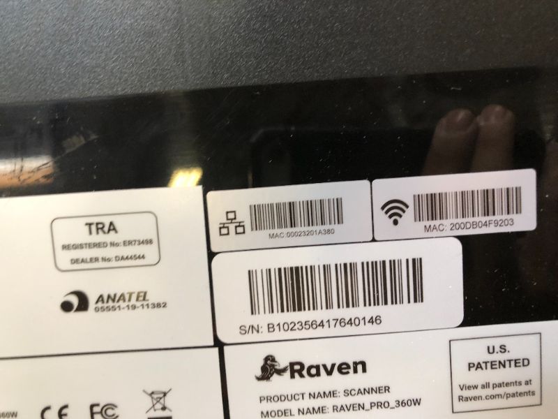 Photo 6 of Raven Pro Document Scanner - Huge Touchscreen, High Speed Color Duplex Feeder (ADF), Wireless Scan to Cloud, WiFi, Ethernet, USB, Home or Office Desktop White