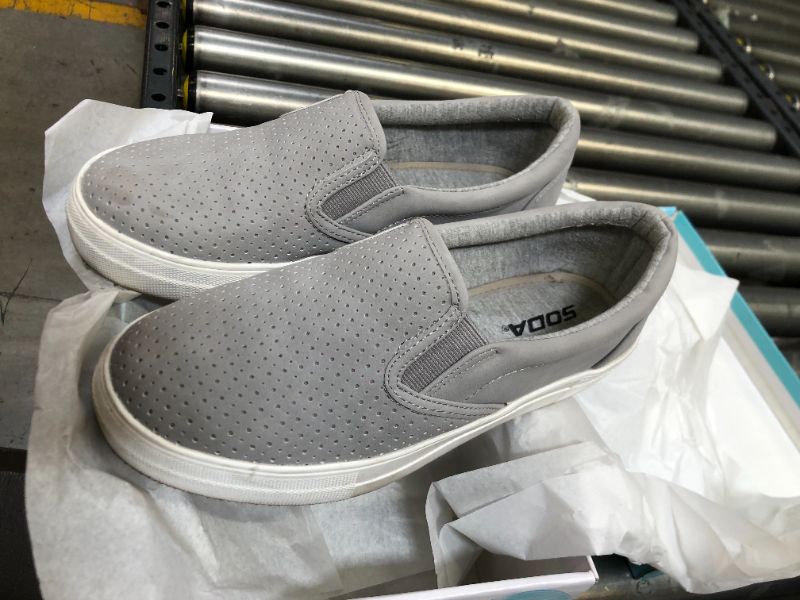 Photo 2 of  SODA  - GRAY SLIP ONS WOMENS 7 