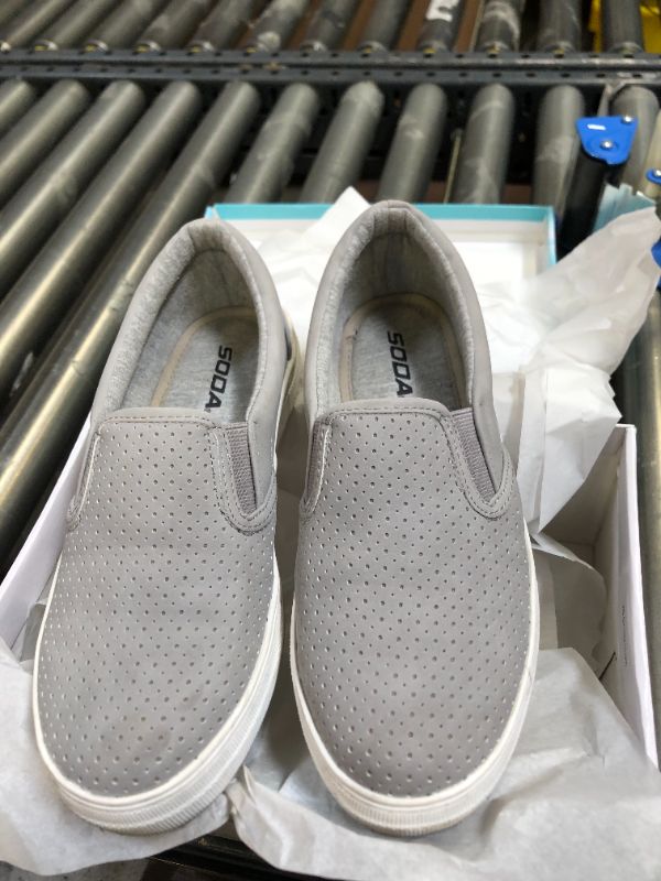 Photo 1 of  SODA  - GRAY SLIP ONS WOMENS 7 