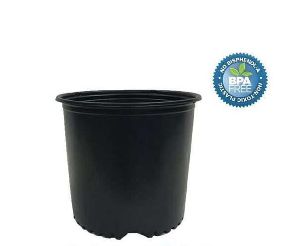 Photo 1 of 3 Gal. Plus Plastic Nursery Pots 3.58 Gal/13.55 l/ 827 cu. in. (2-Pack)