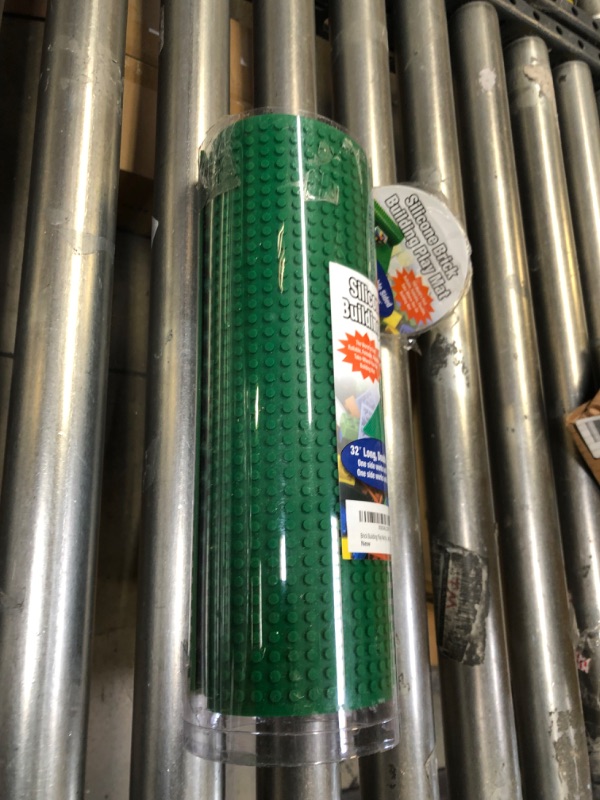 Photo 1 of SCS Direct Brick Building Blocks Silicone Playmat - 32" Rollable and Portable Two Sided playmat for Activity Tables - Compatible with and Tight fit with All Major Building Blocks Brands