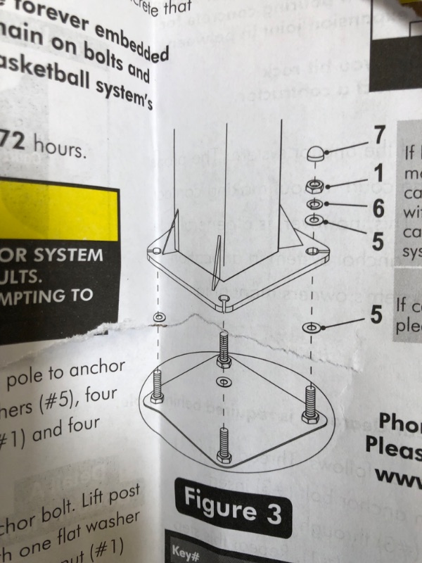 Photo 1 of 7"X7" HOLE PATTERN ANCHOR KIT 