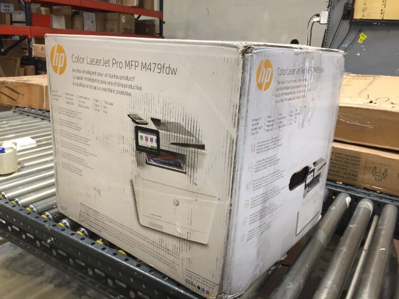 Photo 6 of HP Color LaserJet Pro Multifunction M479fdw Wireless Laser Printer with One-Year, Next-Business Day, Onsite Warranty (W1A80A), White