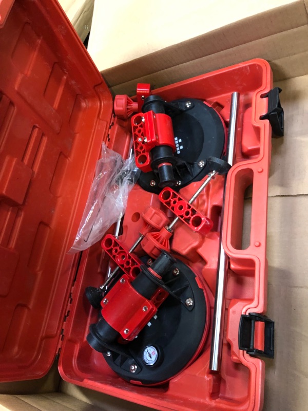 Photo 2 of 8 inch Stone Seamless Seam Setter with Vacuum Suction Cups For Seam Joining Leveling ,Solid Countertop Installation Tool for Quartz slabs Granite, Stone, Marble,Tile Gap Regulator