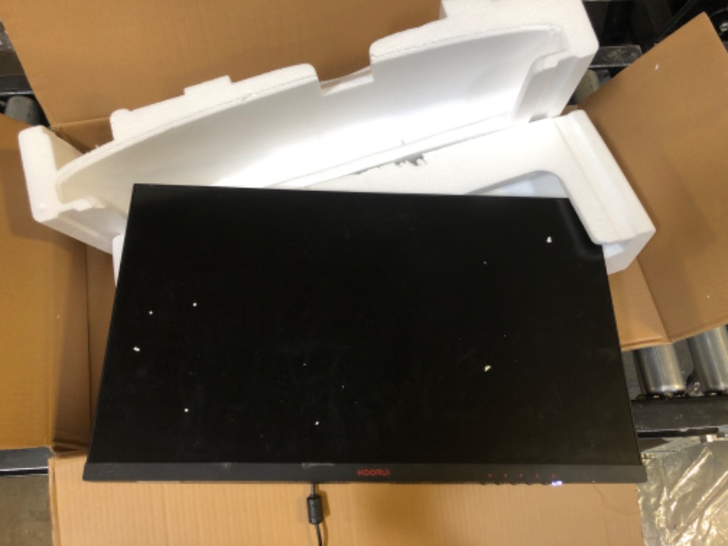 Photo 1 of KOORUI 24 Inch Computer Monitor -FHD 1080P Gaming Monitor 165Hz VA 1ms Build-in FreeSync™, Compatible G-sync, LED Monitors with Ultra-Thin, HDMI X2 /DP, VESA Compatible, Tilt Adjustable, Eye Care 24E4