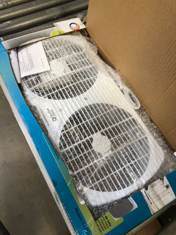 Photo 1 of 9 in. Twin Window Fan with Manually Reversible Airflow Control