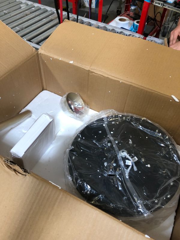 Photo 3 of Morpholife 52” Gold Ceiling Fan with Lights Remote Control, Modern Champagne Chandelier Ceiling Fan Light Kit, Indoor Farmhouse Rustic Ceiling Fan with 5 Abs Blades for Living Room, Bedroom