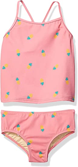 Photo 1 of Amazon Essentials Girls and Toddlers' 2-Piece Tankini Set XL