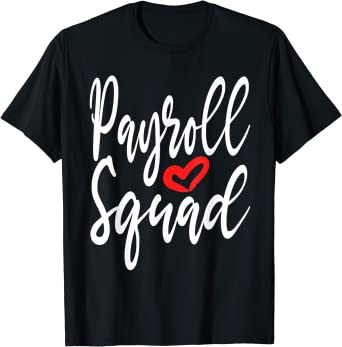 Photo 1 of Payroll Specialist Funny Squad Team T-Shirt SIZE MEDIUM