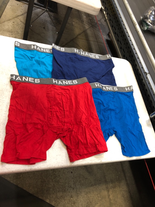 Photo 1 of 4 PACK HANES SIZE LARGE 