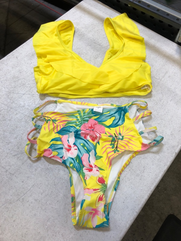 Photo 1 of 2 PIECE BATHING SUIT SIZE LARGE 