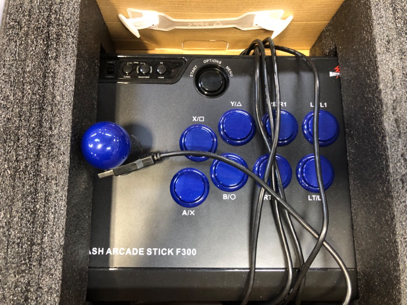 Photo 2 of Mayflash F300 Arcade Fight Stick Joystick for Switch, Xbox Series X, PS4,PS3, Xbox One, Xbox 360, macOS, Windows, Steam Deck, NeoGeo mini, NeoGeo Arcade Stick Pro
