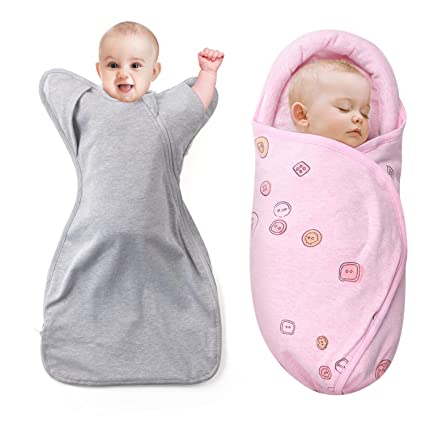 Photo 1 of Knirose Newborn Swaddle Blanket & Sleep Sack with Arms Up Design Help Baby Self-Soothing, Transitions to Arms-Free Wearable Sleeping Bag Snug Fit Calms Startle Reflex, 3-6 Months
