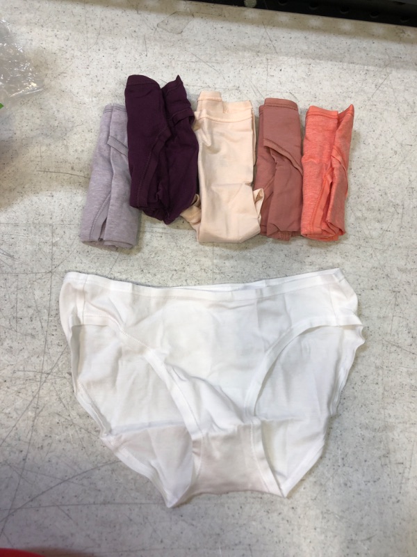 Photo 2 of Amazon Essentials Women's Cotton Bikini Brief Underwear, Multipacks 6 Plum Neutrals Shades X-Small