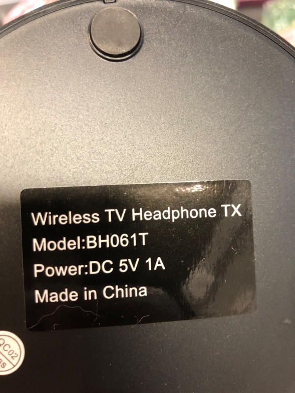 Photo 3 of Wireless TV Headphone 2.4G RF Transmitter Charging Dock, Hi-Fi Over-Ear Cordless Headset with RCA and 3.5MM Connection, for Watching Home TV Games Computer Radio