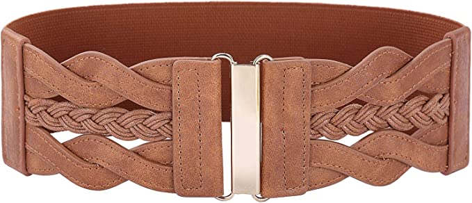 Photo 1 of GRACE KARIN Women's Elastic Vintage Belt Stretchy Retro Wide Waist Cinch Belt 3XL 