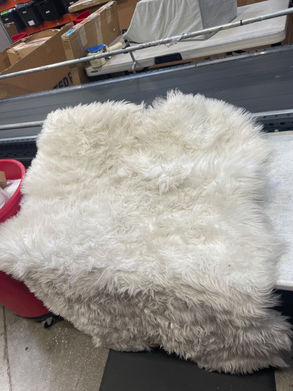 Photo 2 of 
Walk on Me Faux Sheepskin Pelt Faux Fur Machine Washable Area Rug
