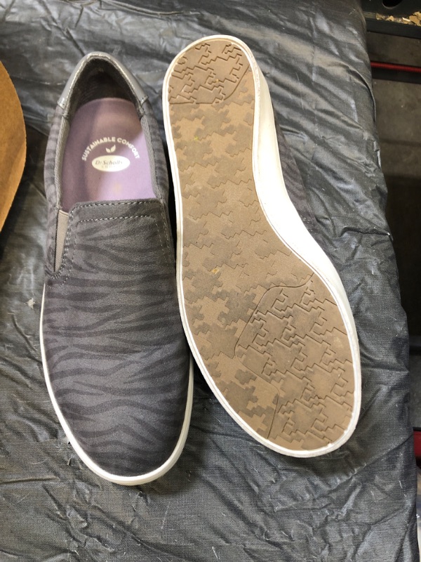 Photo 3 of Dr. Scholl's Shoes Women's Madison Slip On Fashion Sneaker, Grey Zebra Print, SIZE 7.5