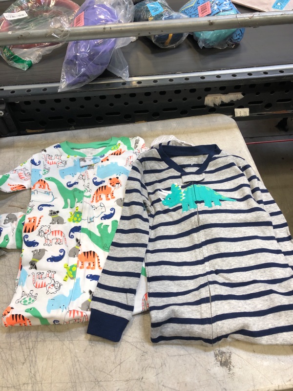 Photo 1 of 2 PC BABY BOYS PAJAMAS ONESIES ( SIZE: 3T) 