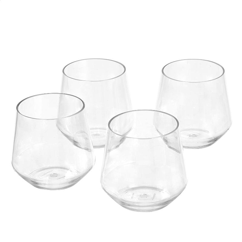 Photo 1 of  Stemless Wine Glass, 13-Ounce, Clear - Set of 6

