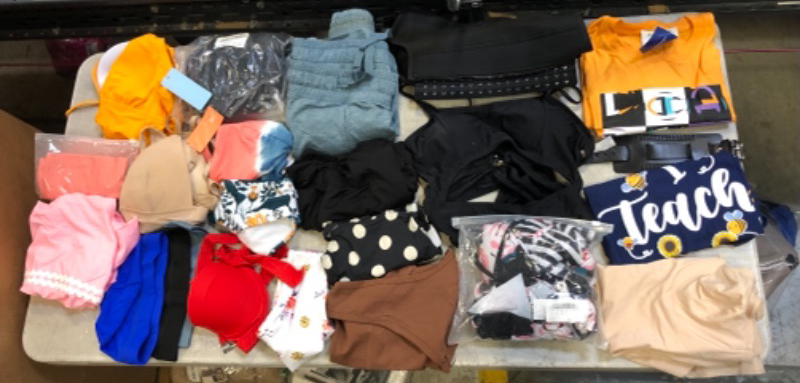 Photo 1 of BAG LOT -- MISC CLOTHING ITEMS SIZE S