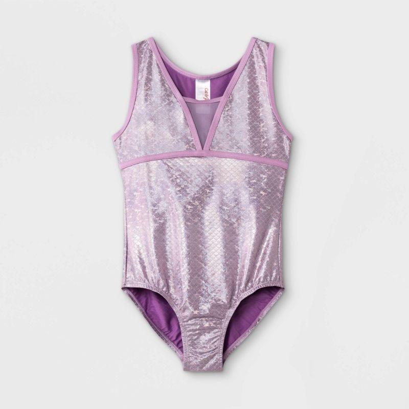 Photo 1 of Girl' Himmer Animal Gymnatic Leotard - Cat & Jack™ Light SIZE S
