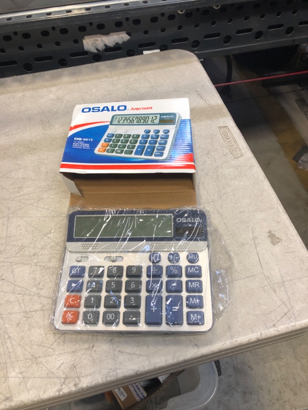 Photo 1 of 12 DIGITS ELECTRONIC CALCULATOR 